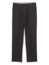 Prada Hose Aus Wolle In Gray