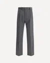 Prada Wool Trousers In Gray