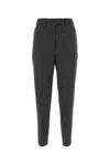 Prada Wool Tailored Trousers In Gray