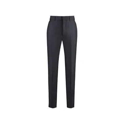 Prada Wool Trousers Men In Blue