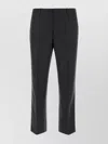 Prada Wool Trousers With Creased Design And Pockets