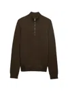 Prada Wool Turtleneck In Brown