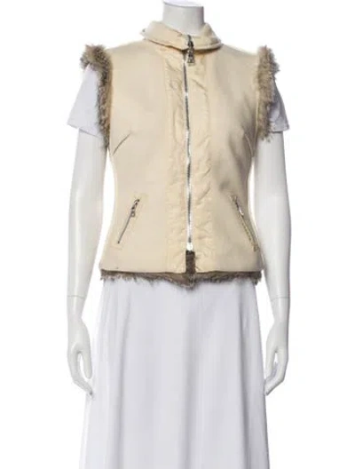 Pre-owned Prada Wool Vest In Neutral
