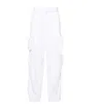 Prada Work Casual Pants In White