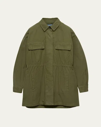 Prada Workwear Utility Pocket Jacket In F0161 Militare