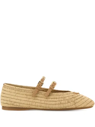 Prada Women's Ballet Flats Beige
