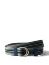 Prada Woven Nylon Belt In Multi