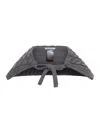 Prada Woven Shawl In Wool And Cashmere Blend In Gray