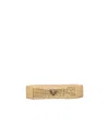 Prada Cutout Raffia Headband In Yellow