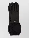 PRADA WRIST ELASTICATED LEATHER PALM GLOVES