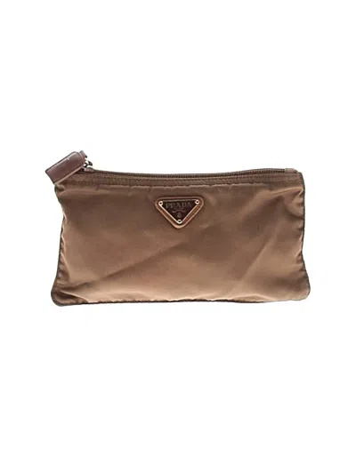 Pre-owned Prada Wristlet In Gold