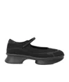 Prada Wvy Msh Ballet Ld51 In Black