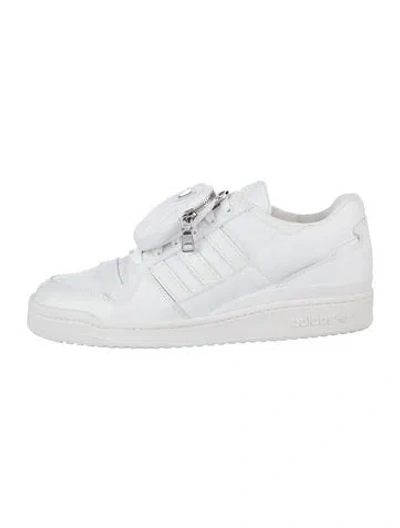 Pre-owned Prada X Adidas Forum Low 'white' Sneakers