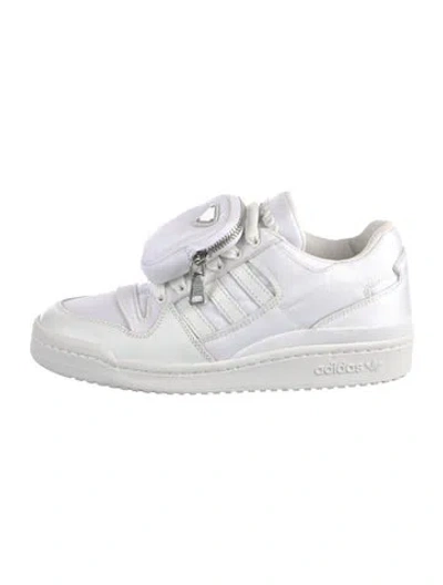 Pre-owned Prada X Adidas Forum Sneakers In White