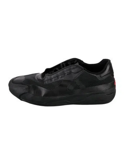 Pre-owned Prada X Adidas Luna Rossa Sneakers In Black