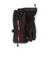 Prada X Gore-tex Logo Gloves In Black