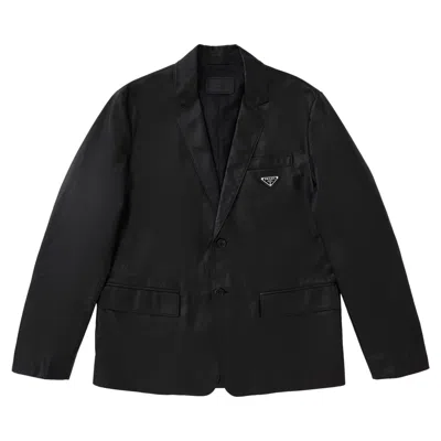 Pre-owned Prada X Raf Simons Leather Blazer 'black' | Men's Size 50