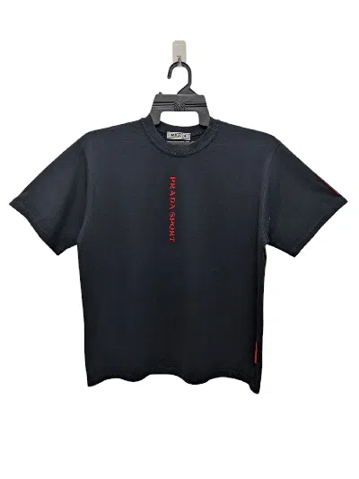 Pre-owned Prada X Sale Sale Sale 3 Months Vintage Prada Tshirt In Black