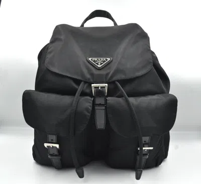 Pre-owned Prada X Vintage Prada - Vintage - Vela Backpack In Black