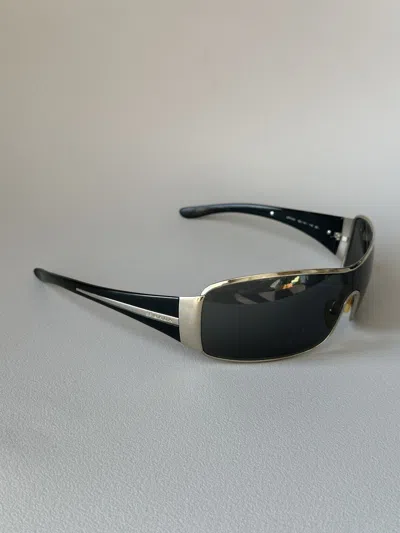 Pre-owned Prada X Vintage Prada Sunglasses Spr 53h In Black Silver