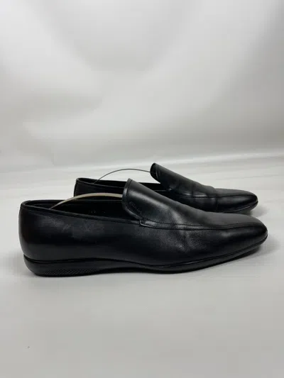 Pre-owned Prada X Vintage Prada Vintage Loafers In Black