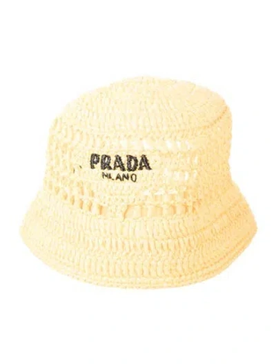 Pre-owned Prada Yellow Hat