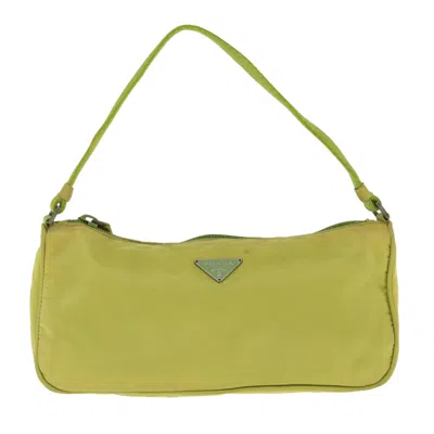 Prada Synthetic Clutch Bag () In Yellow