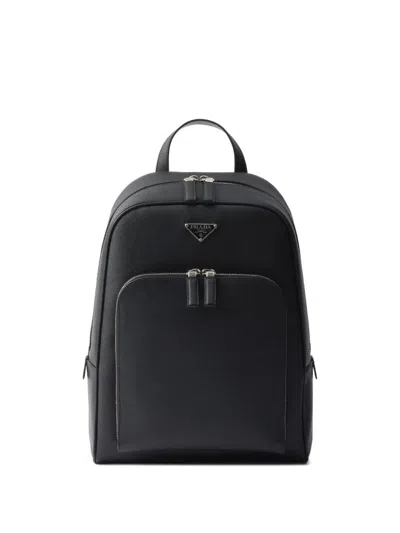 Prada Saffiano Leather Compact Backpack