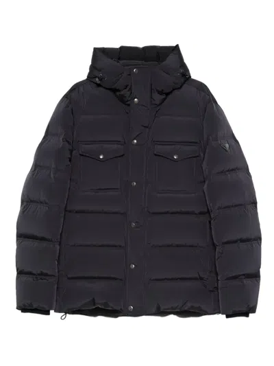 Prada Zip-fastening Jacket In Blue