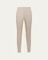 Prada High-waist Skinny-cut Trousers In Calce