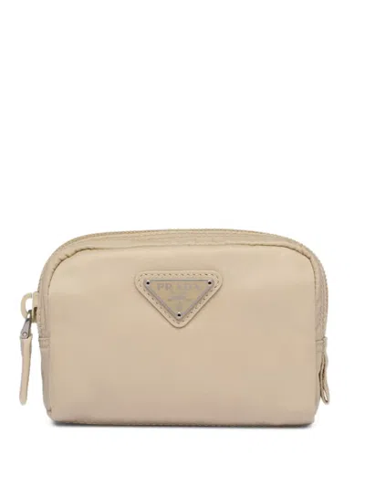 Prada Re-nylon Necessaire In Desert Beige