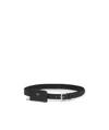 Prada Saffiano Leather Belt In Black