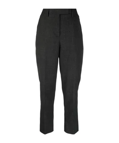 Prada Zip Pocket Casual Pants In Grey