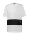 Prada Zip Pocket T-shirt In White
