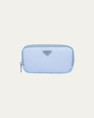 Prada Zip Recycled Nylon Wallet