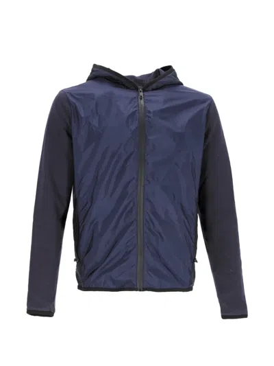 Pre-owned Prada Zip-up Hooded Jacket In Blue