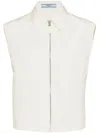 Prada Faille Shirt In White