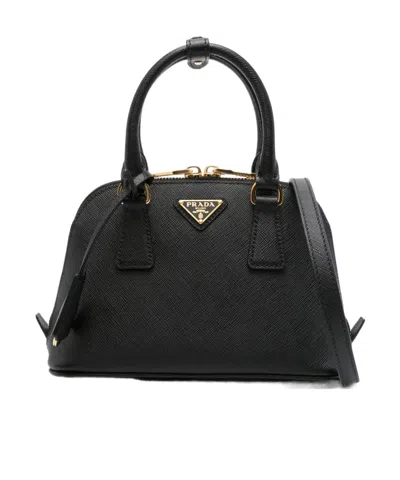 Prada Zip-up Top Handle Bag