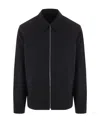 Prada Cotton Blouson Jacket In Black