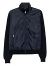 Prada Men Zipped Cardigan In Blue
