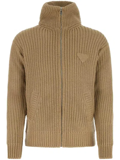 PRADA ZIPPED CARDIGAN
