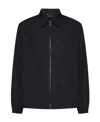 Prada Cotton Blouson Jacket In Black