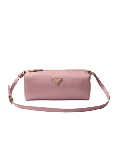Prada Zipper Clutch In Pink