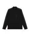 Prada Zipper Detail T-shirt In Black