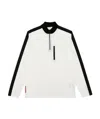 Prada Zipper Detail T-shirt In White