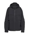 Prada Light Technical Fabric Windbreaker In Black