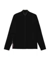 Prada Zipper Long-sleeved Casual Jacket In Black