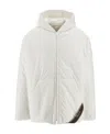 Prada Zipper Long-sleeved Cotton Suit In White