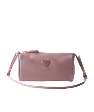 Prada Zipper Mini Bag In Pink
