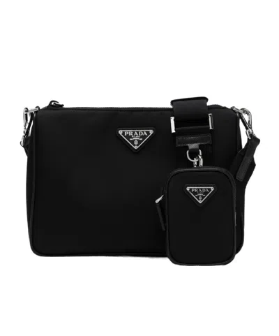 PRADA ZIPPER SHOULDER BAG